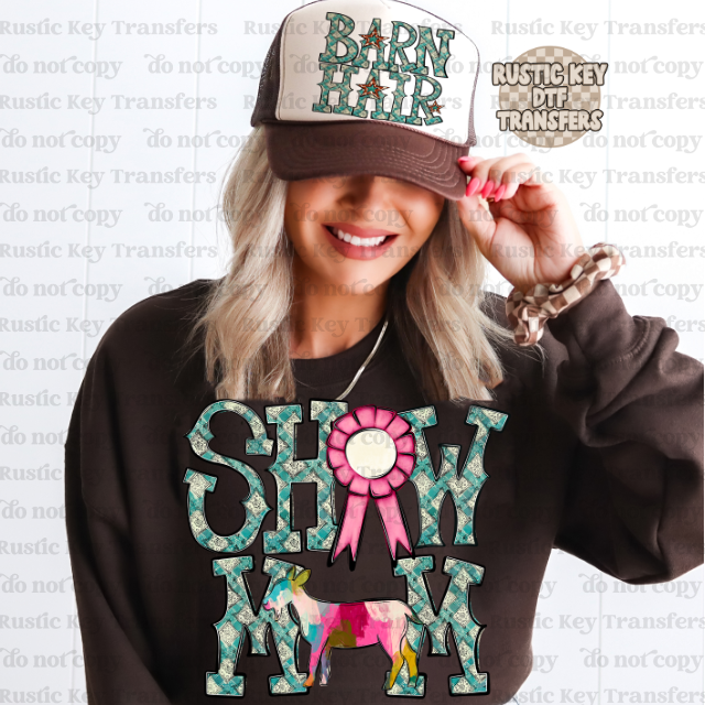 Goat Show mom DTF Transfer, Ready to Press