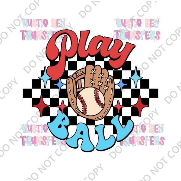 BASEBALL DTF TRANSFER
