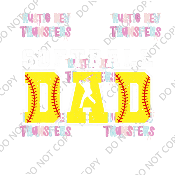 SOFTBALL DTF TRANSFER