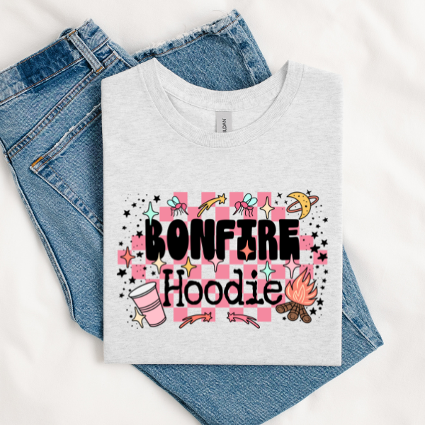 Bonfire Hoodie DTF TRANSFER Rustic Key Transfers