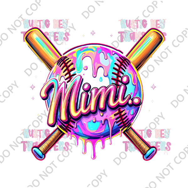 BASEBALL DTF TRANSFER