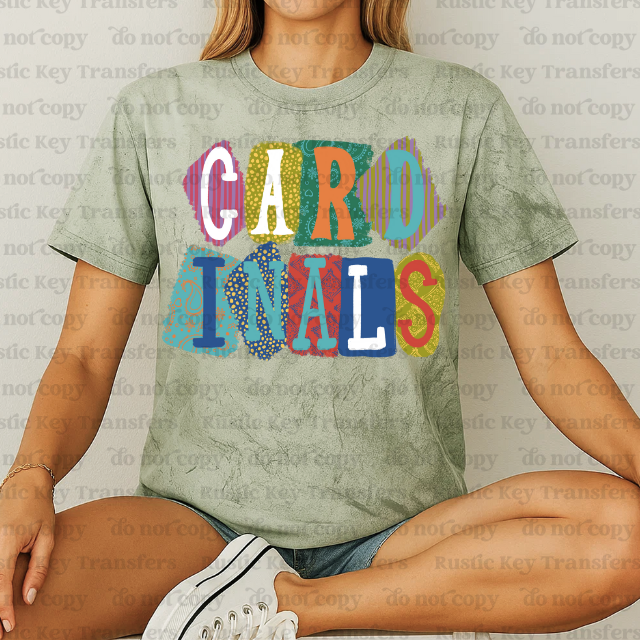 Cardinals DTF Transfer, Ready to Press