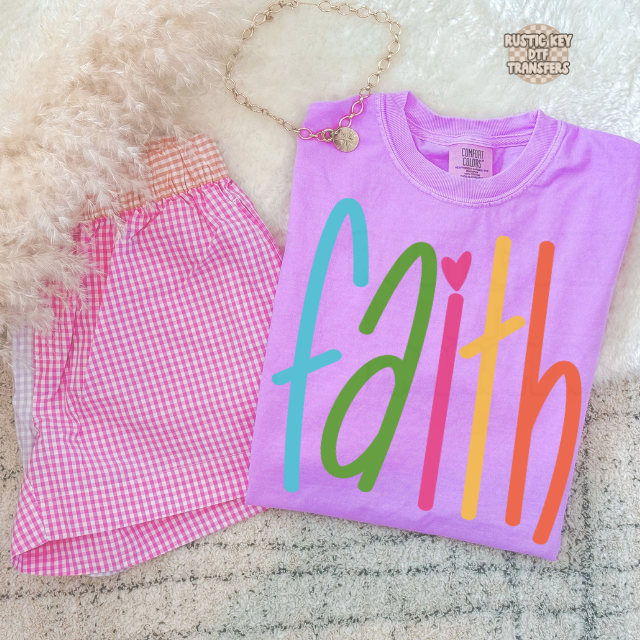 Faith DTF Transfer, Ready to Press