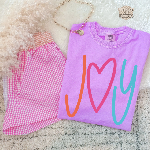 Joy DTF Transfer, Ready to Press