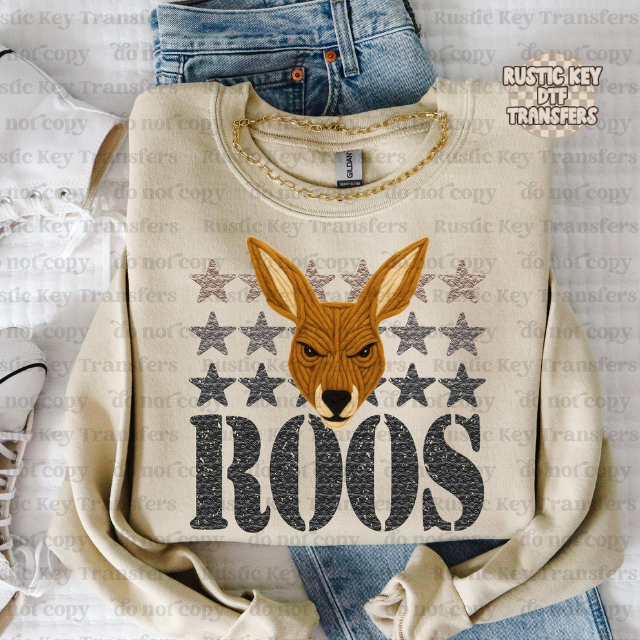 Roos DTF Transfer, Ready to Press