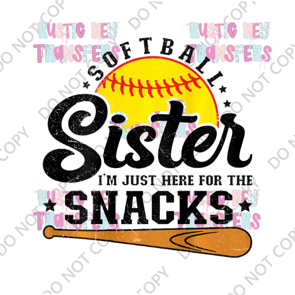 SOFTBALL DTF TRANSFER