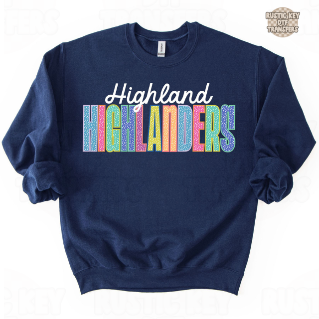 Highland highlanders DTF Transfer, Ready to Press