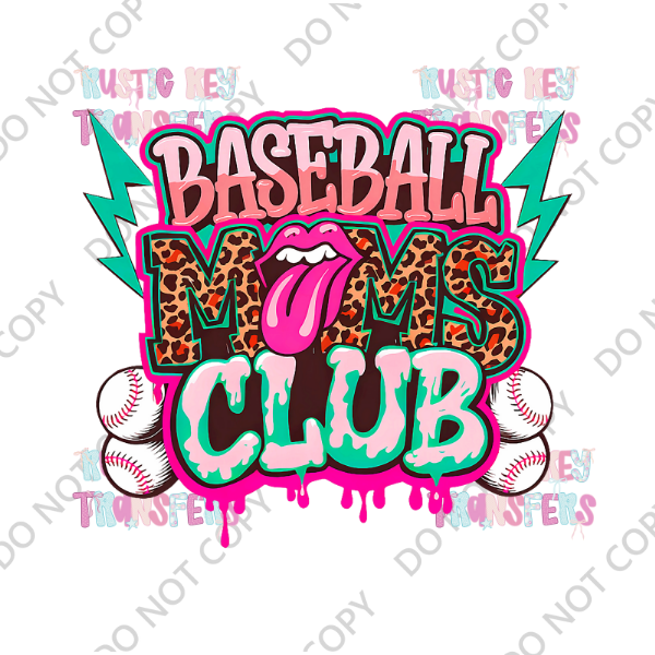 BASEBALL DTF TRANSFER