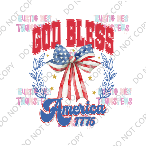 PATRIOTIC DTF TRANSFER