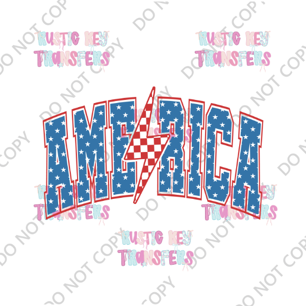 PATRIOTIC DTF TRANSFER