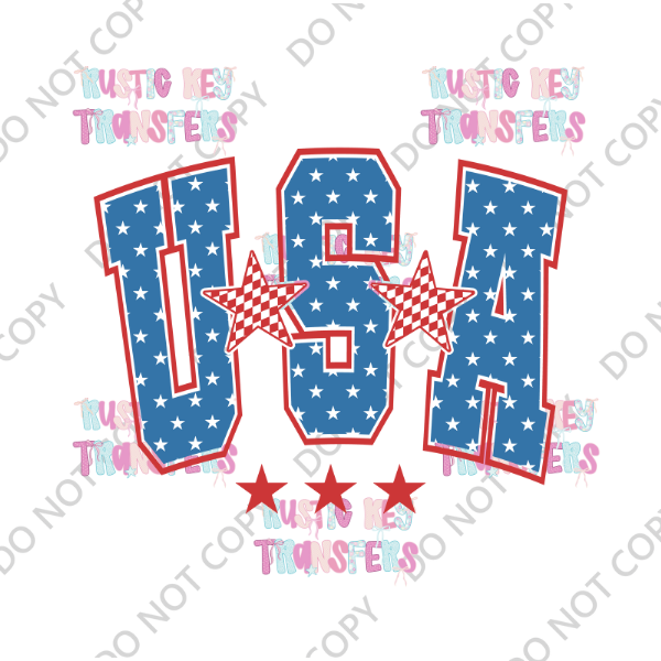 PATRIOTIC DTF TRANSFER