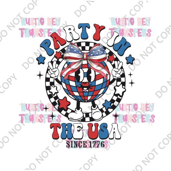 PATRIOTIC DTF TRANSFER