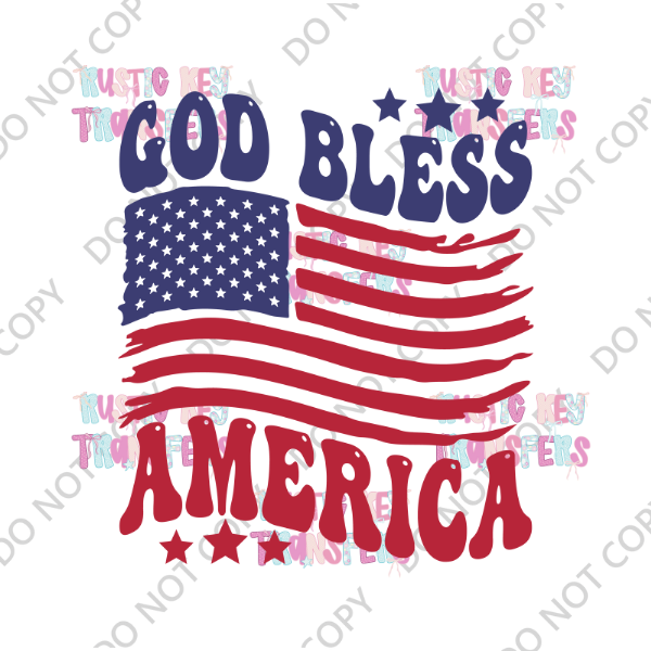 PATRIOTIC DTF TRANSFER
