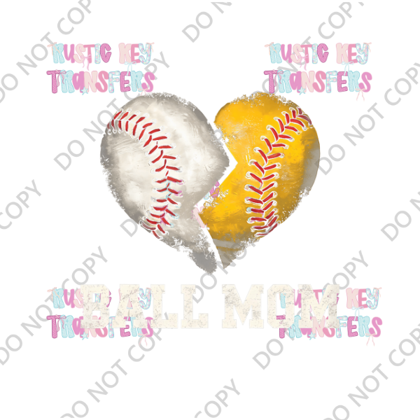 BASEBALL DTF TRANSFER