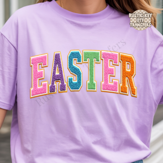 Easter fluff DTF Transfer, Ready to Press