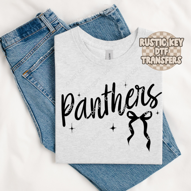 Panthers bow DTF TRANSFER