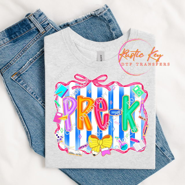 Pre-k DTF TRANSFER Rustic Key Transfers