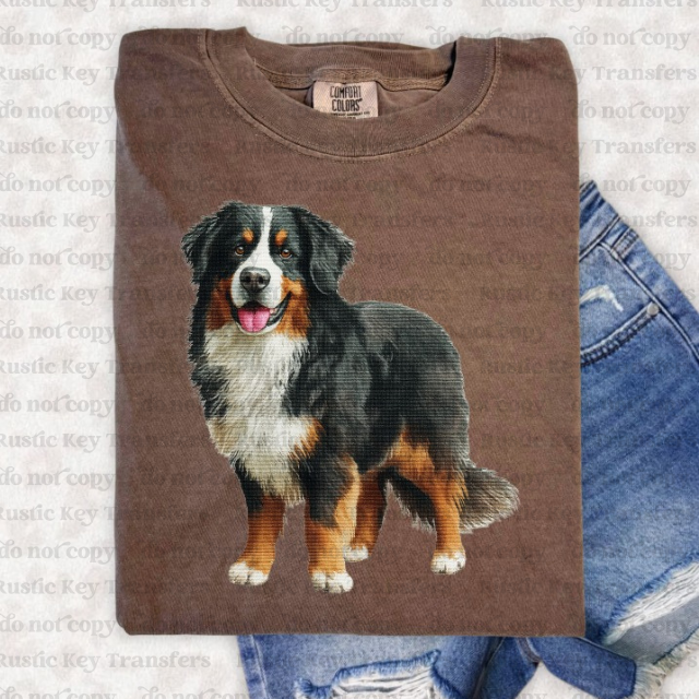 Dog DTF Transfer, Ready to Press