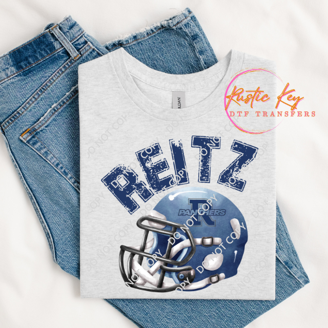 Reitz Panthers DTF TRANSFER Rustic Key Transfers