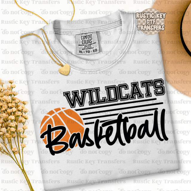 Wildcats Basketball DTF Transfer, Ready to Press