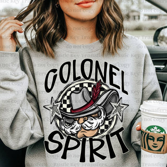 Colonel Spirit DTF Transfer, Ready to Press