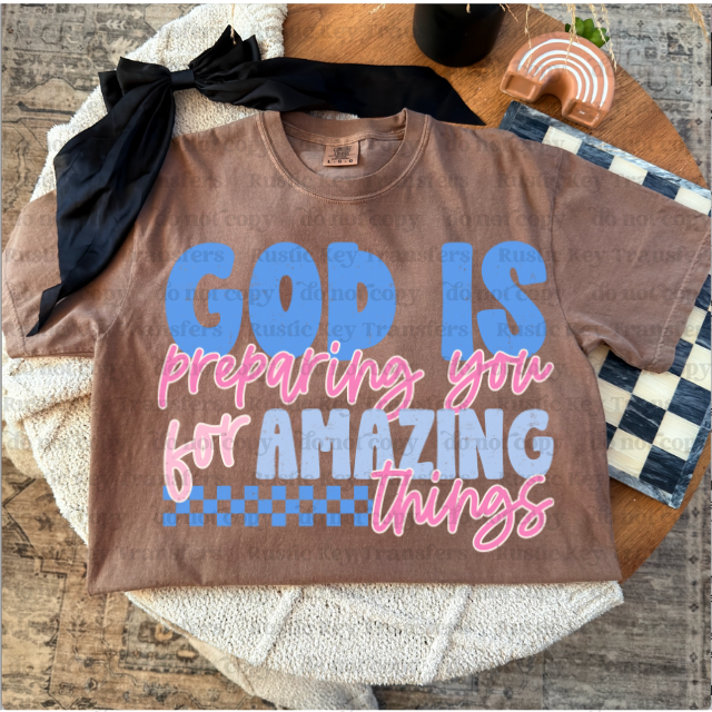 God is preparing DTF Transfer, Ready to Press