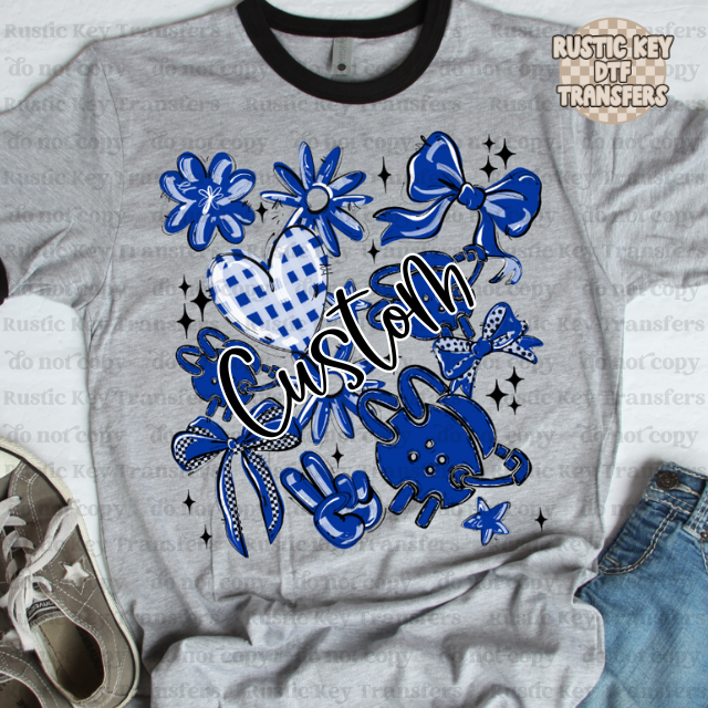 Custom Wrestling collage DTF Transfer, Ready to Press