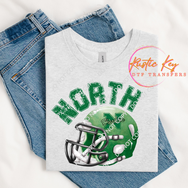 North Huskies DTF TRANSFER Rustic Key Transfers