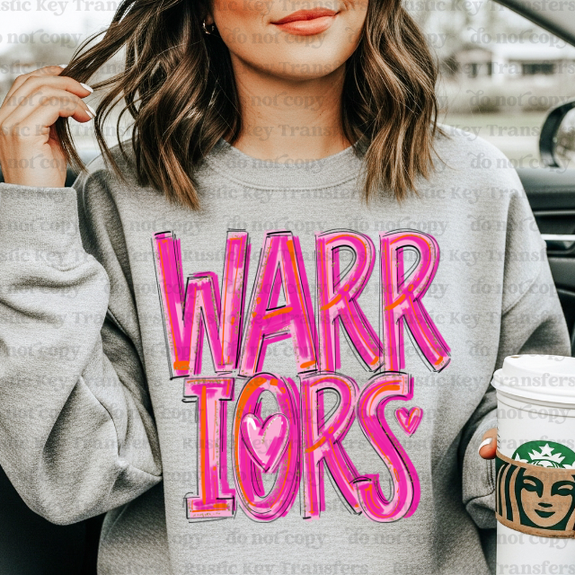 Warrior DTF Transfer, Ready to Press