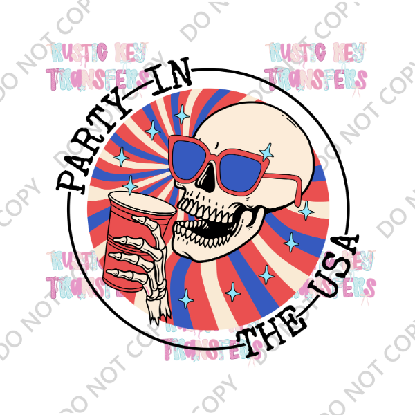 PATRIOTIC DTF TRANSFER