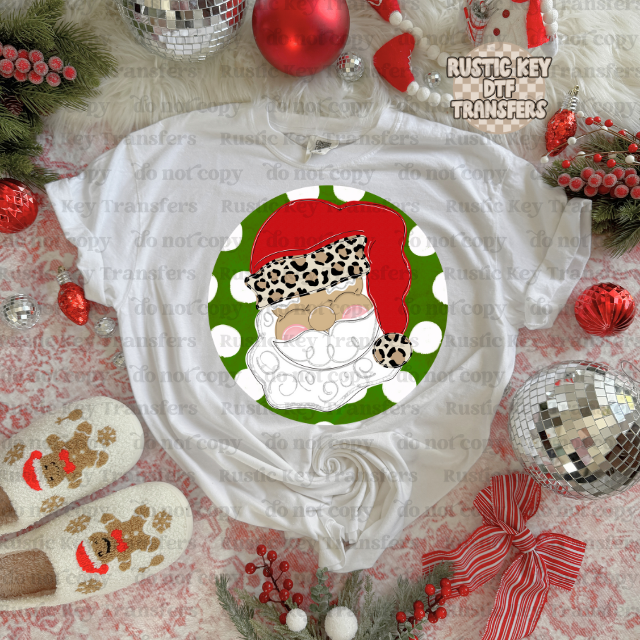 Santa DTF Transfer, Ready to Press