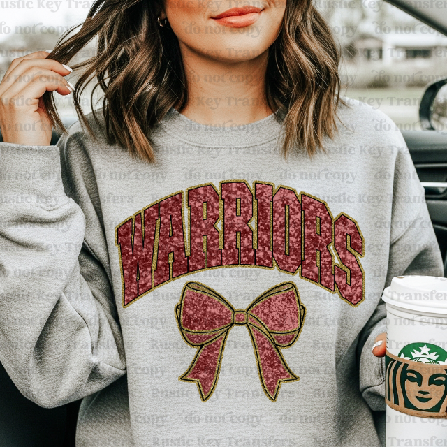 Warrior DTF Transfer, Ready to Press