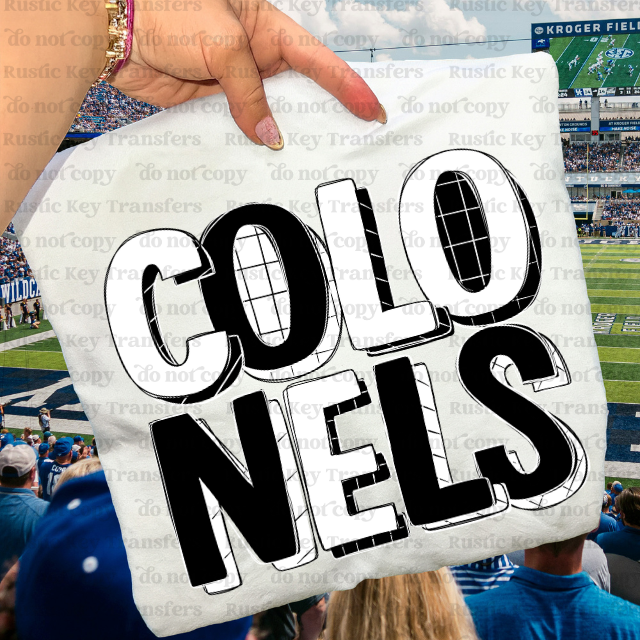 Colonels DTF Transfer, Ready to Press