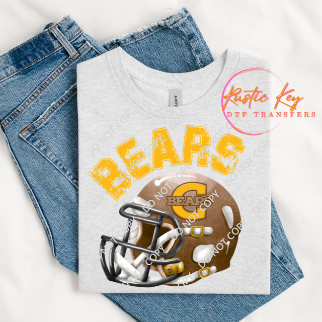 Central Bears DTF TRANSFER Rustic Key Transfers