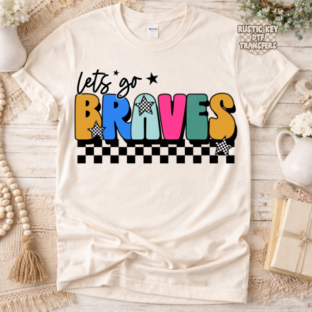 Let's go Braves DTF Transfer, Ready to Press