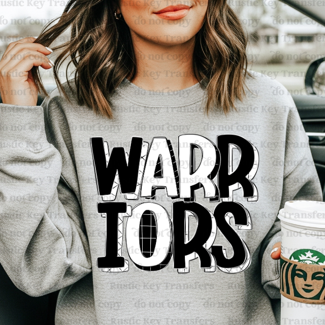 Warriors DTF Transfer, Ready to Press