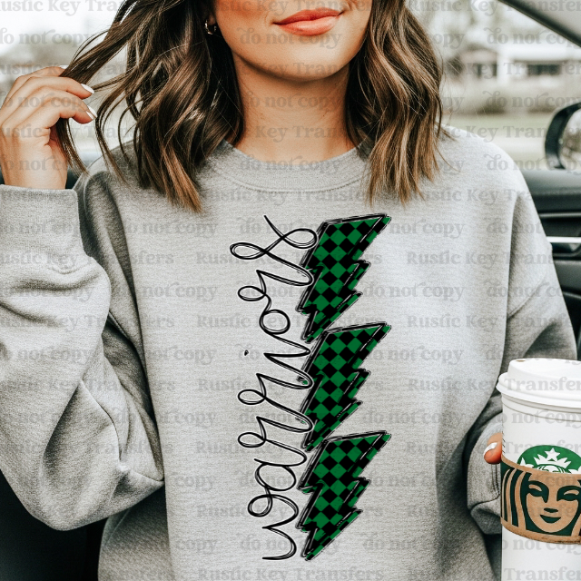 Warrior DTF Transfer, Ready to Press