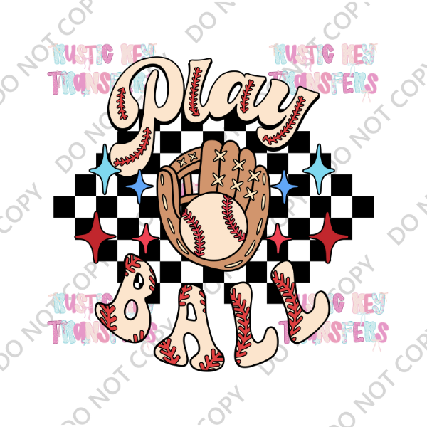 BASEBALL DTF TRANSFER