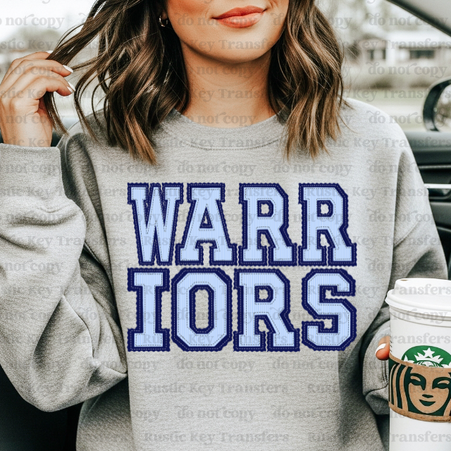 Warrior DTF Transfer, Ready to Press