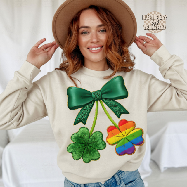 Pride st Patrick's day DTF Transfer, Ready to Press