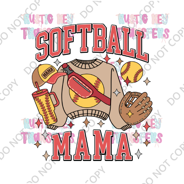 SOFTBALL DTF TRANSFER