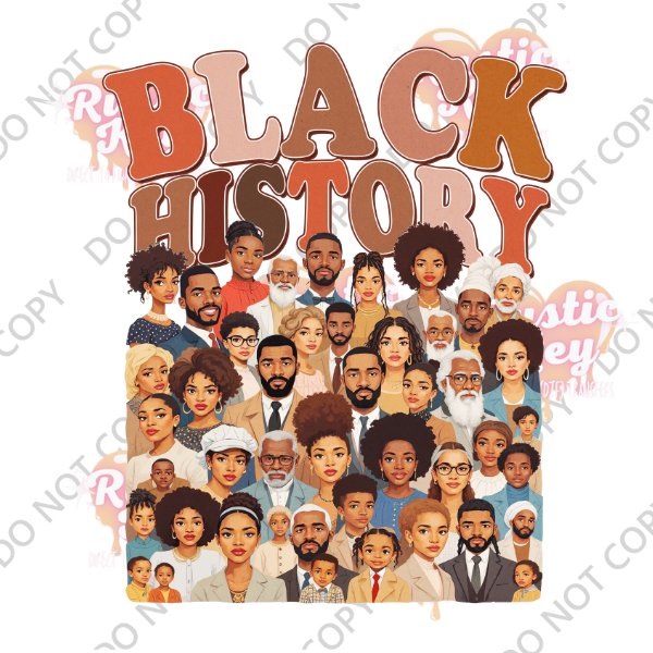 BLACK HISTORY DTF TRANSFER