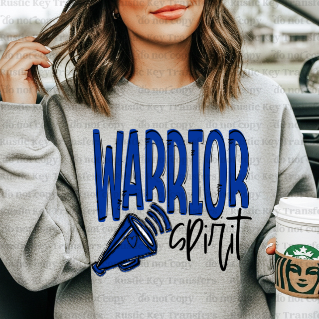 Warrior spirit DTF Transfer, Ready to Press