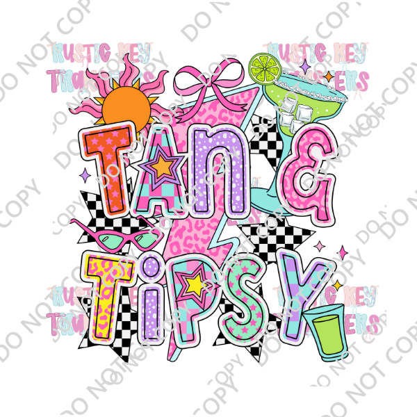 TAN & TIPSY DTF TRANSFER