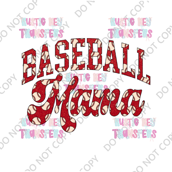 BASEBALL DTF TRANSFER