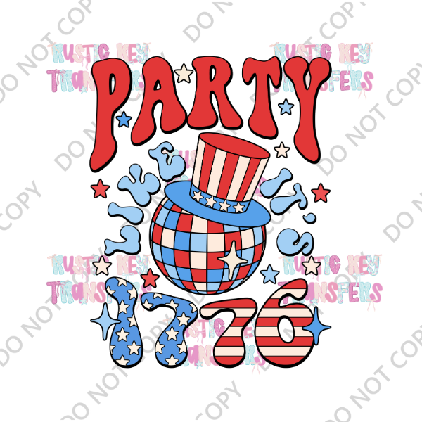 PATRIOTIC DTF TRANSFER