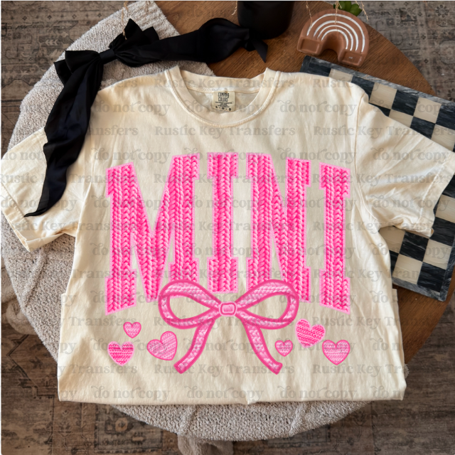 Mini Valentine DTF Transfer, Ready to Press