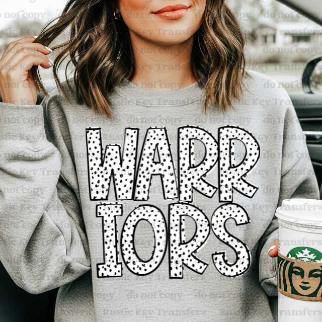 Warriors DTF Transfer, Ready to Press