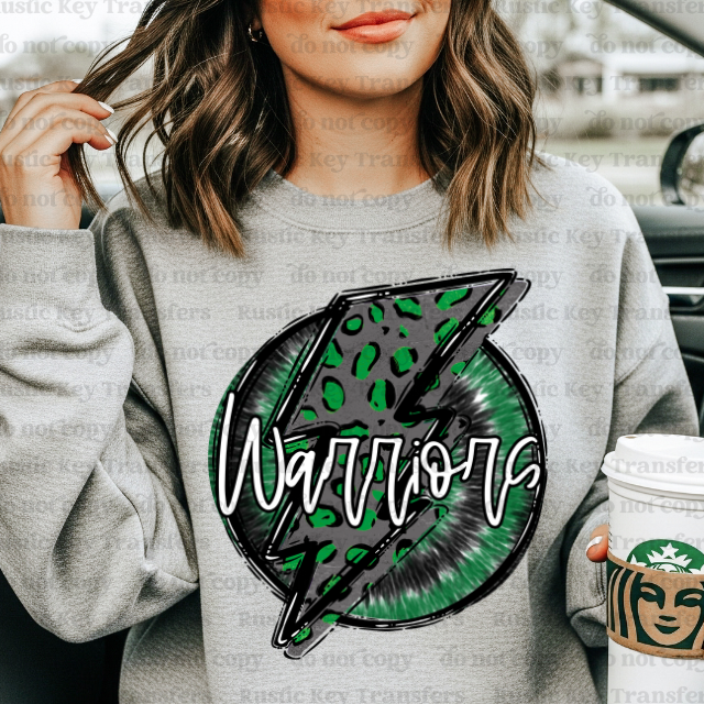 Warriors DTF Transfer, Ready to Press