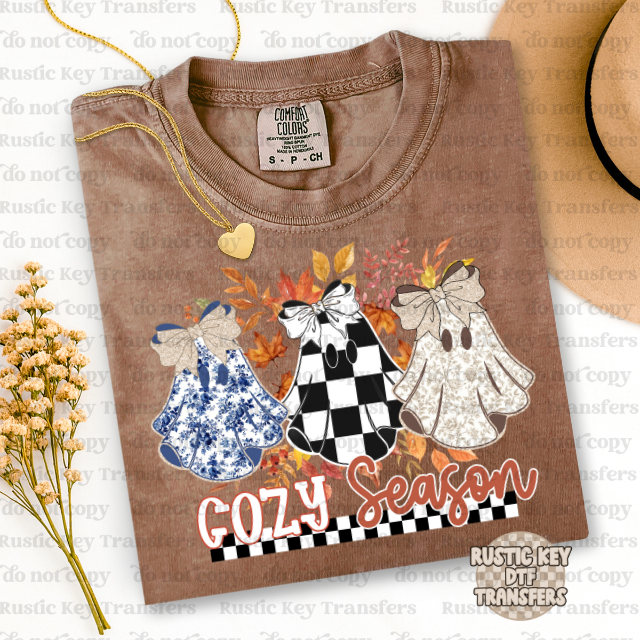 Cozy Season DTF Transfer, Ready to Press